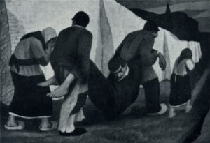 Э. Ларманс. Смерть. 1904 г. Брюссель, Музей современного искусства.